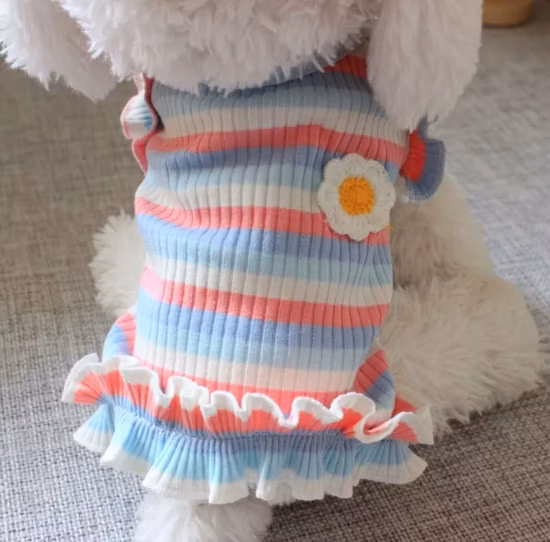 Customization Pet Sewing Products New Stock Harness Fashion Printing Dog Harness Hot Selling Dog Clothes for Running Dogs