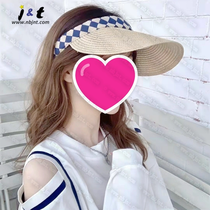 Girl′s Straw Sun Visor Cap Hat