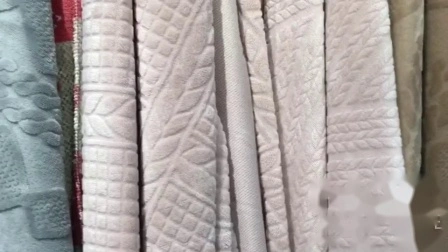 Couverture polaire en flanelle, tricot torsadé, couverture dévorée avec pompon à main